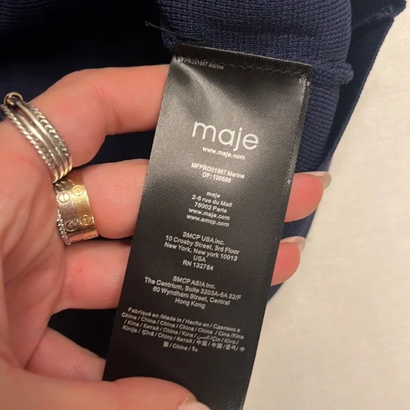 Maje Ralazer Double Breasted Dress Mini